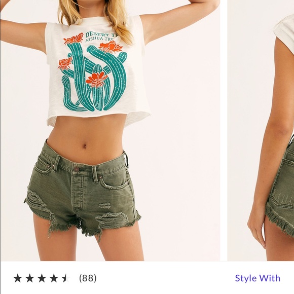 Free People Good vibration shorts - Picture 4 of 4